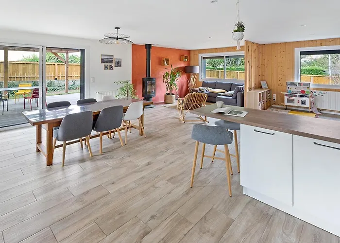 La Maison En Bois - Confortable Et Paisible Avec Jardin Ferienhaus Gorges (Pays de la Loire)