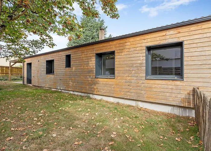 La Maison En Bois - Confortable Et Paisible Avec Jardin Ferienhaus Gorges (Pays de la Loire)