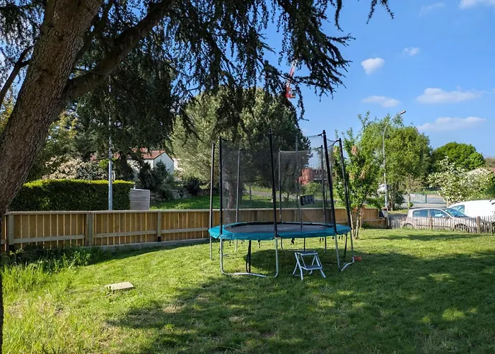 La Maison En Bois - Confortable Et Paisible Avec Jardin Ferienhaus *
